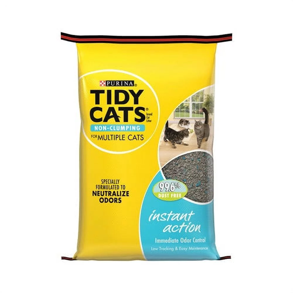 Purina 10770 Tidy Cats Instant Action Conventional Cat Litter, 20 Lb, Each