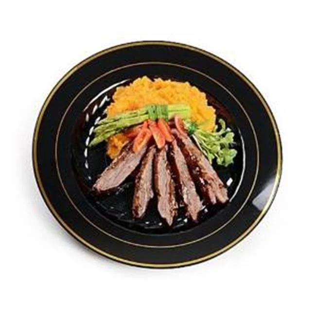 Purple Dessert Plate - 5.5in. x 5.5in. - Soft-Square