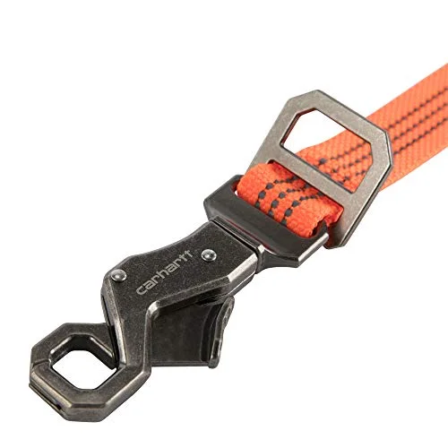 Carhartt Dog Leash, Durable Nylon Webbing Dog Leash, Hunter Orange, Small