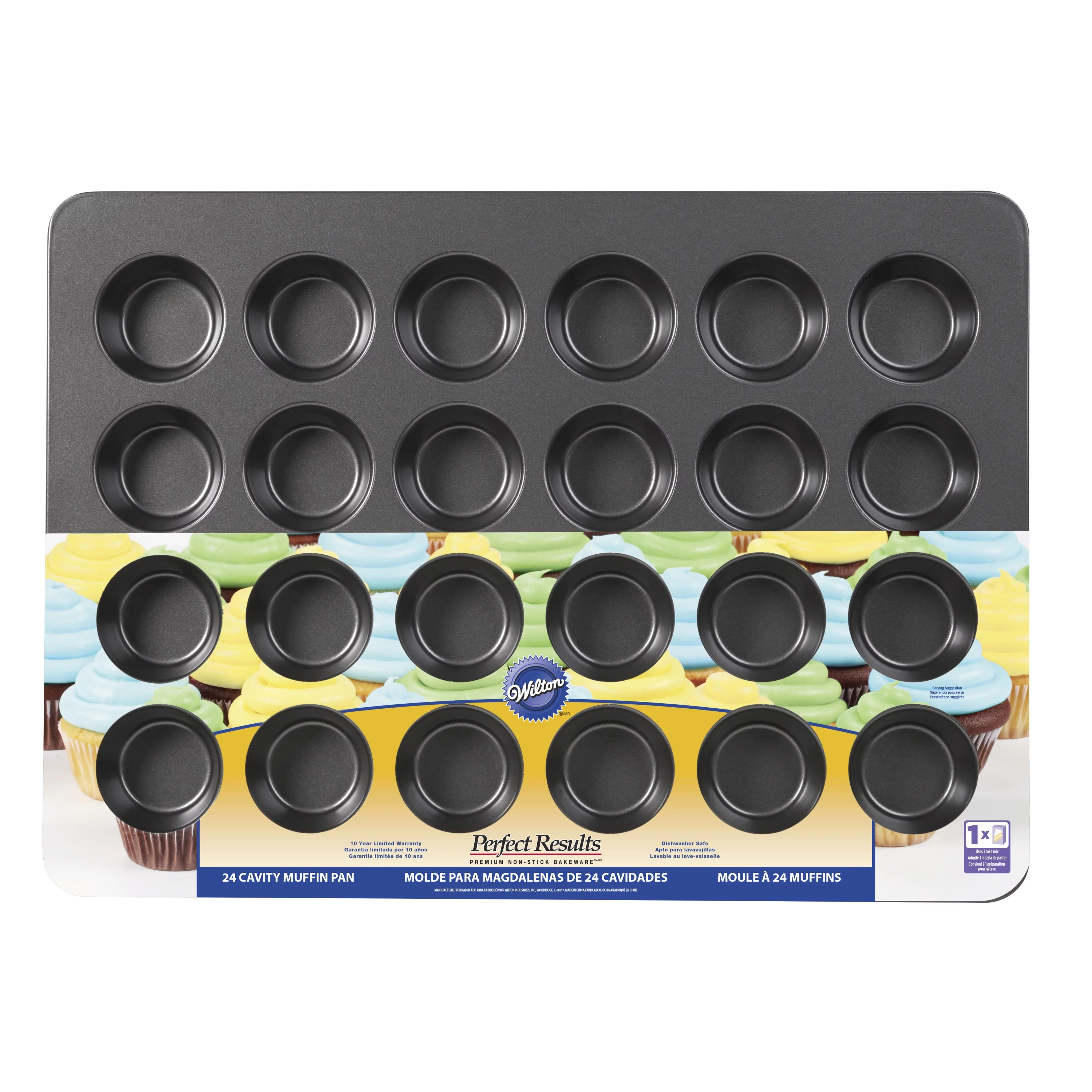 Wilton Perfect Results Mega Muffin Pan, 24-cavity