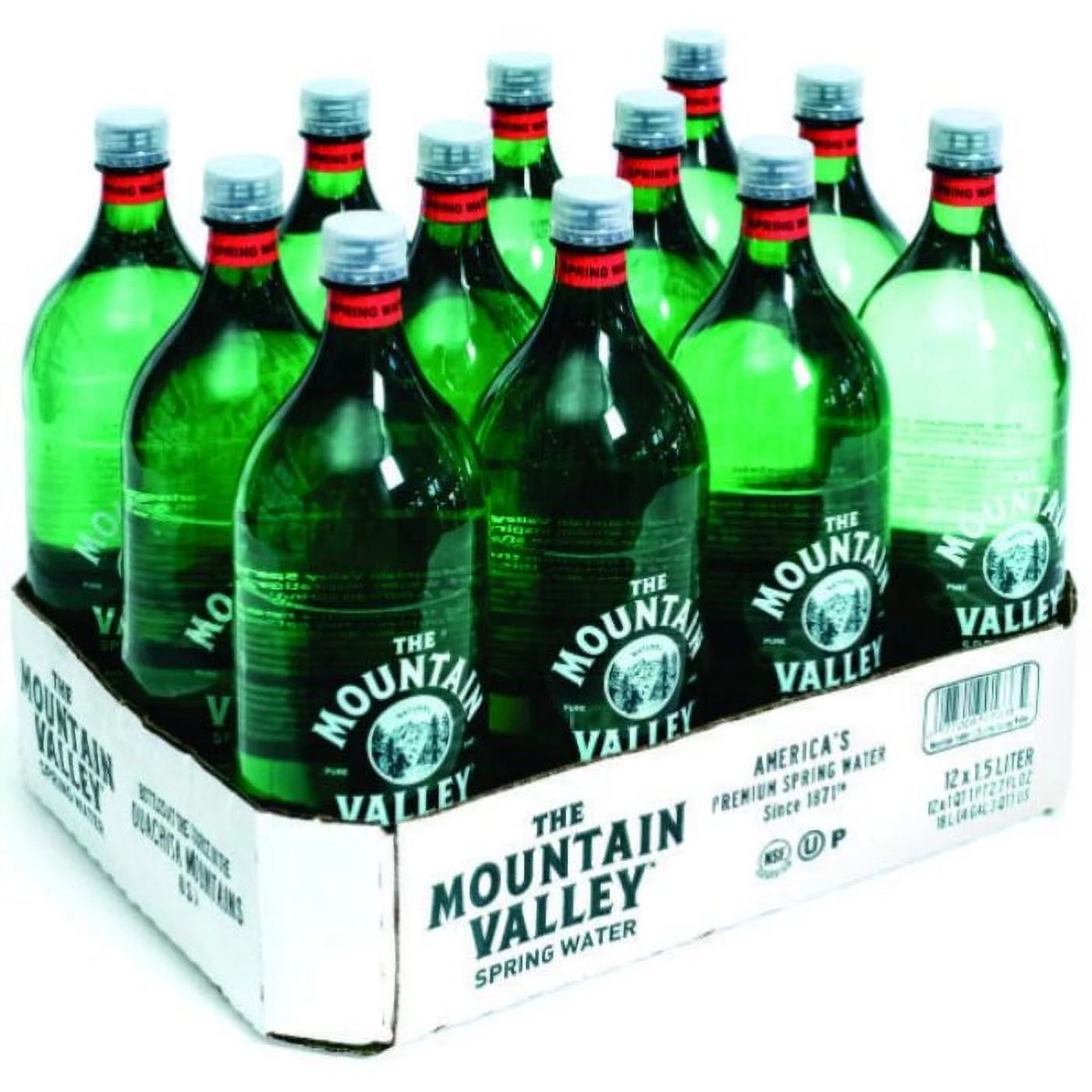 MOUNTAIN VALLEY WATER SPRING PET FLTCAP 1.5 LT - Pack of 12