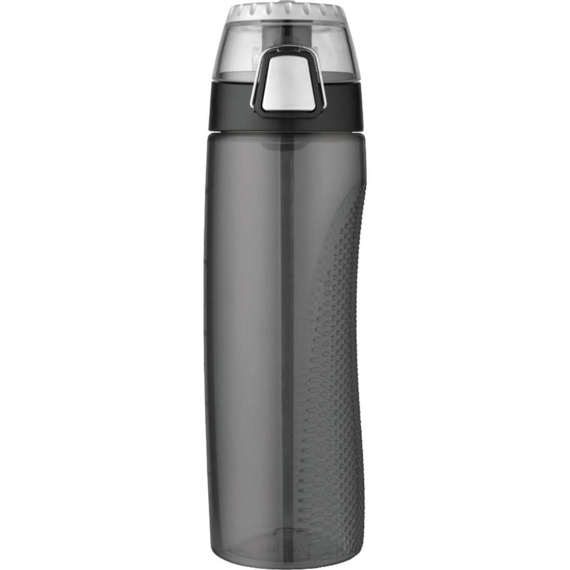 Thermos HP4100SMTRI6 Hydration Bottle w/ Rotating Meter on Lid, Smoke, 24 Oz, Each