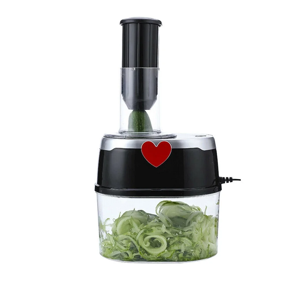 Oukaning Electric Fruit Slicer Vegetable Cutter Kitchen Slicer Tool Veggie Chopper 4 Blazes