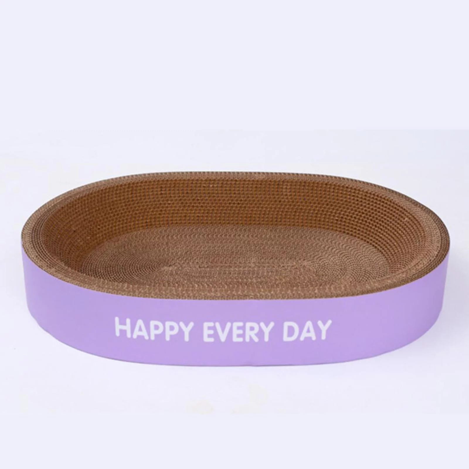 Cat Scratcher Cardboard Lounge Cat Beds Interactive Toy Cat Scratch Pad Bowl