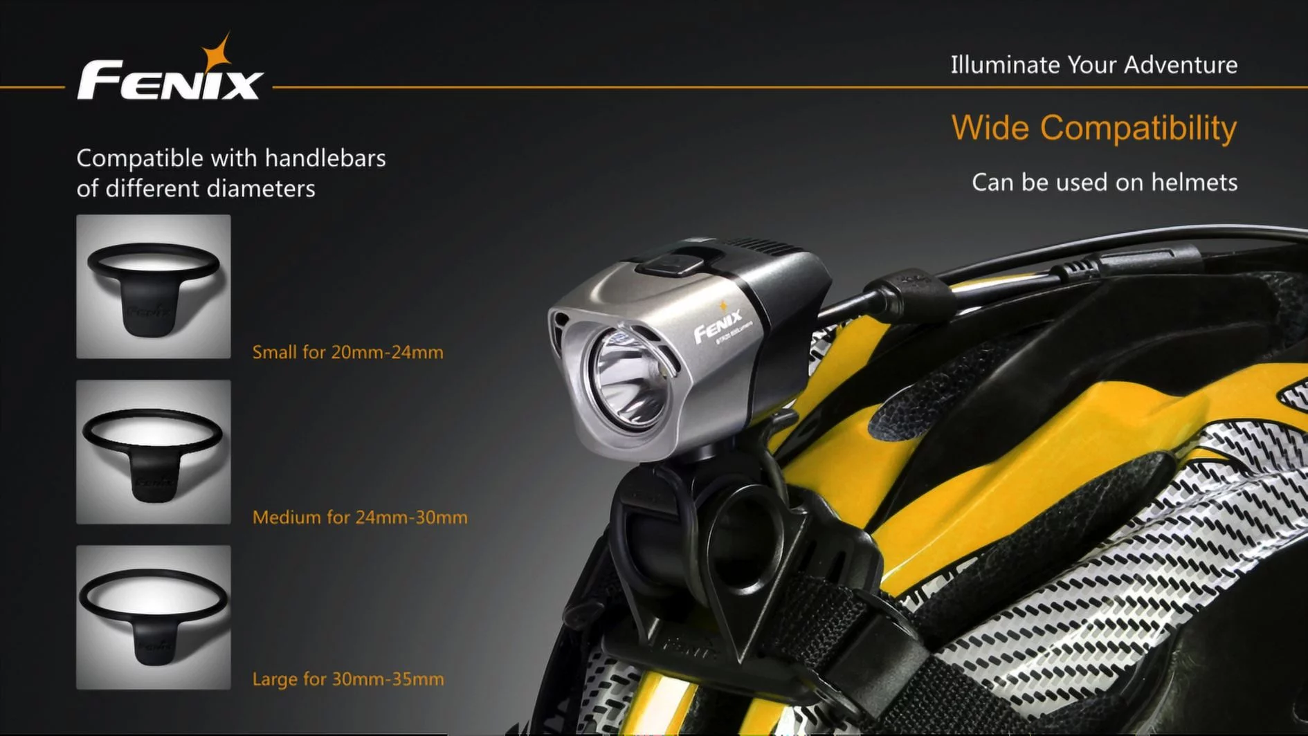 Fenix BTR20 CREE XM-L T6 800 Lumen NEUTRAL WHITE Rechargeable LED Bicycle Light