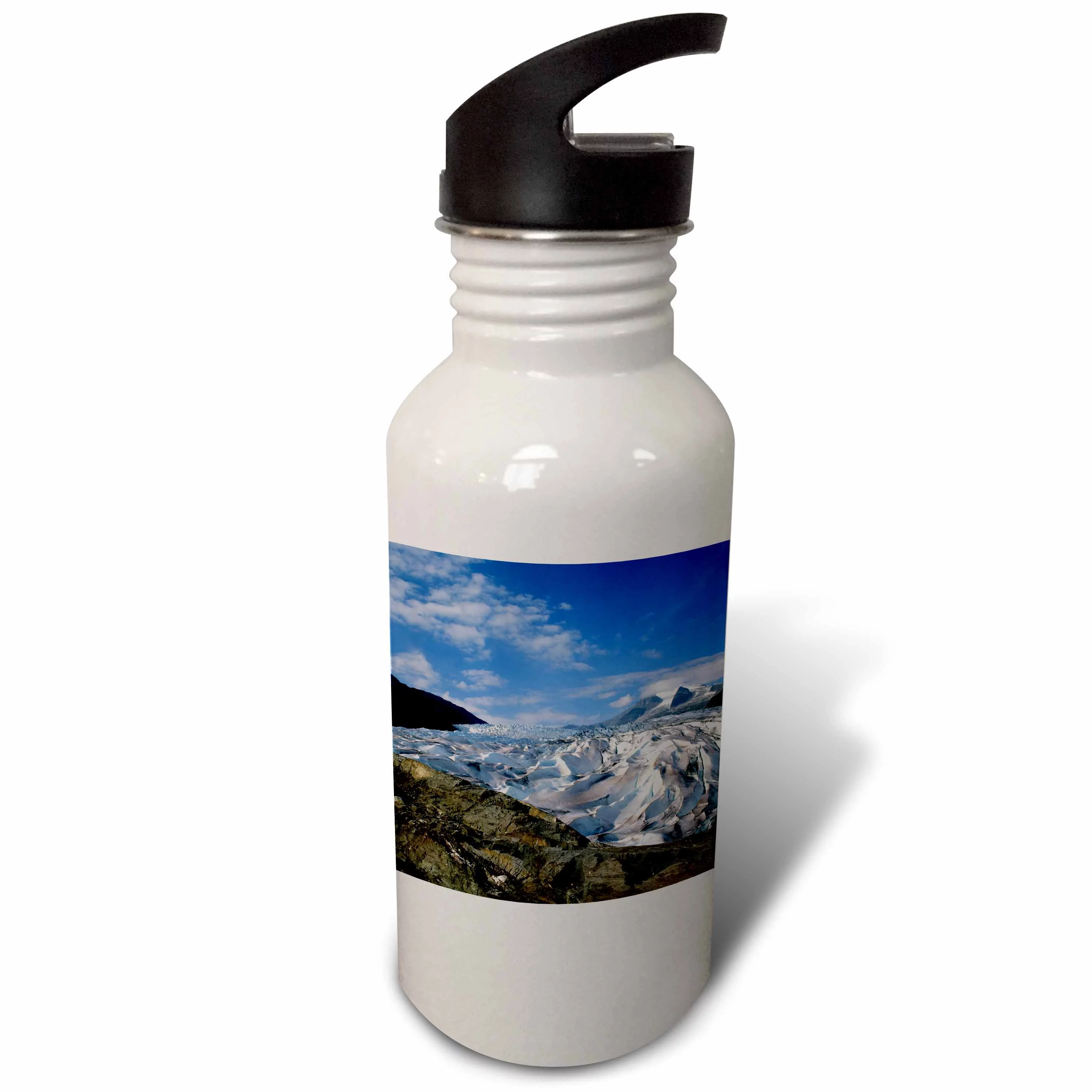 Mendenhall Glacier, Tongass National Forest, Alaska - US02 HGA0165 - Howie Garber 21 oz Sports Water Bottle wb-87500-1
