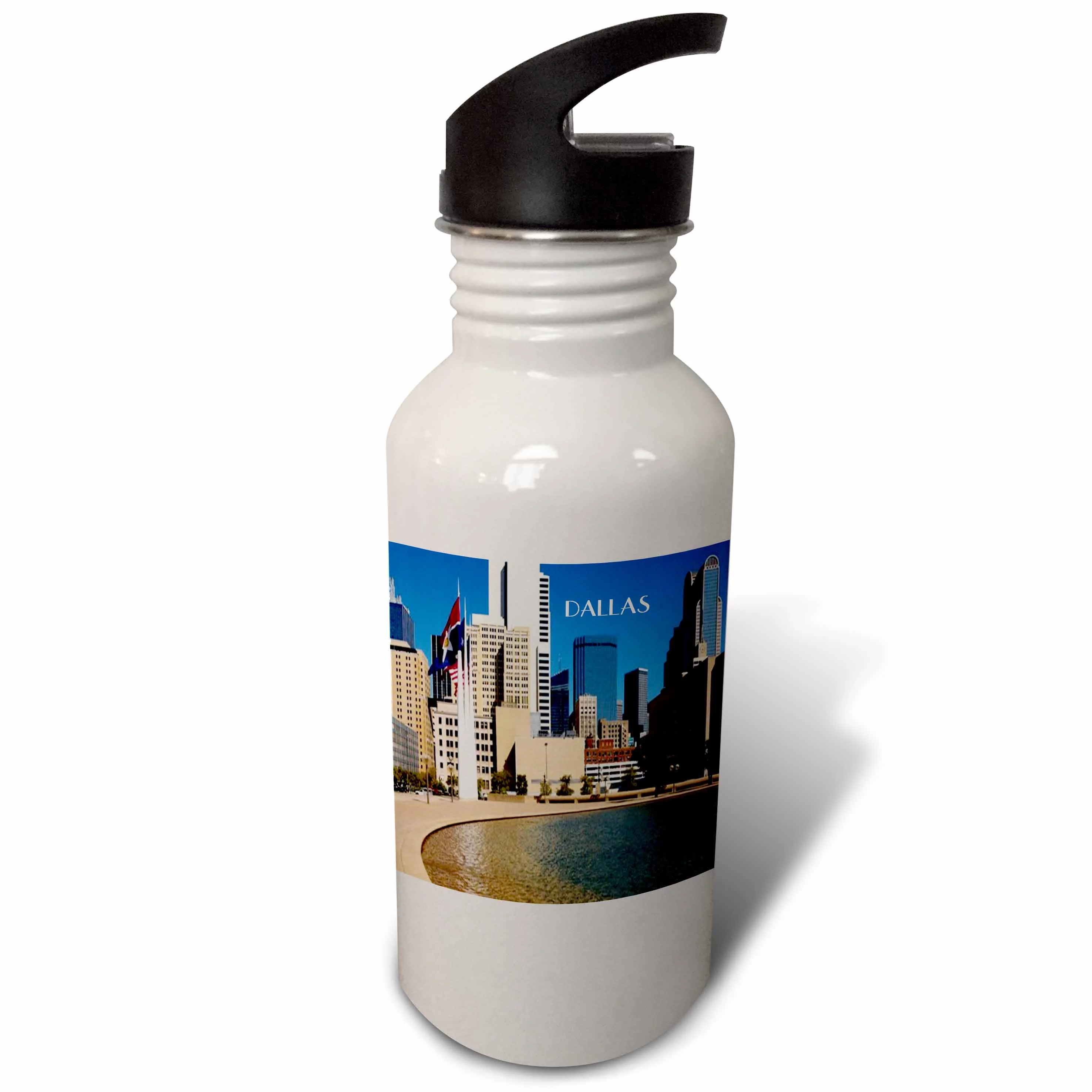 Downtown Dallas Texas 21 oz Sports Water Bottle wb-62492-1