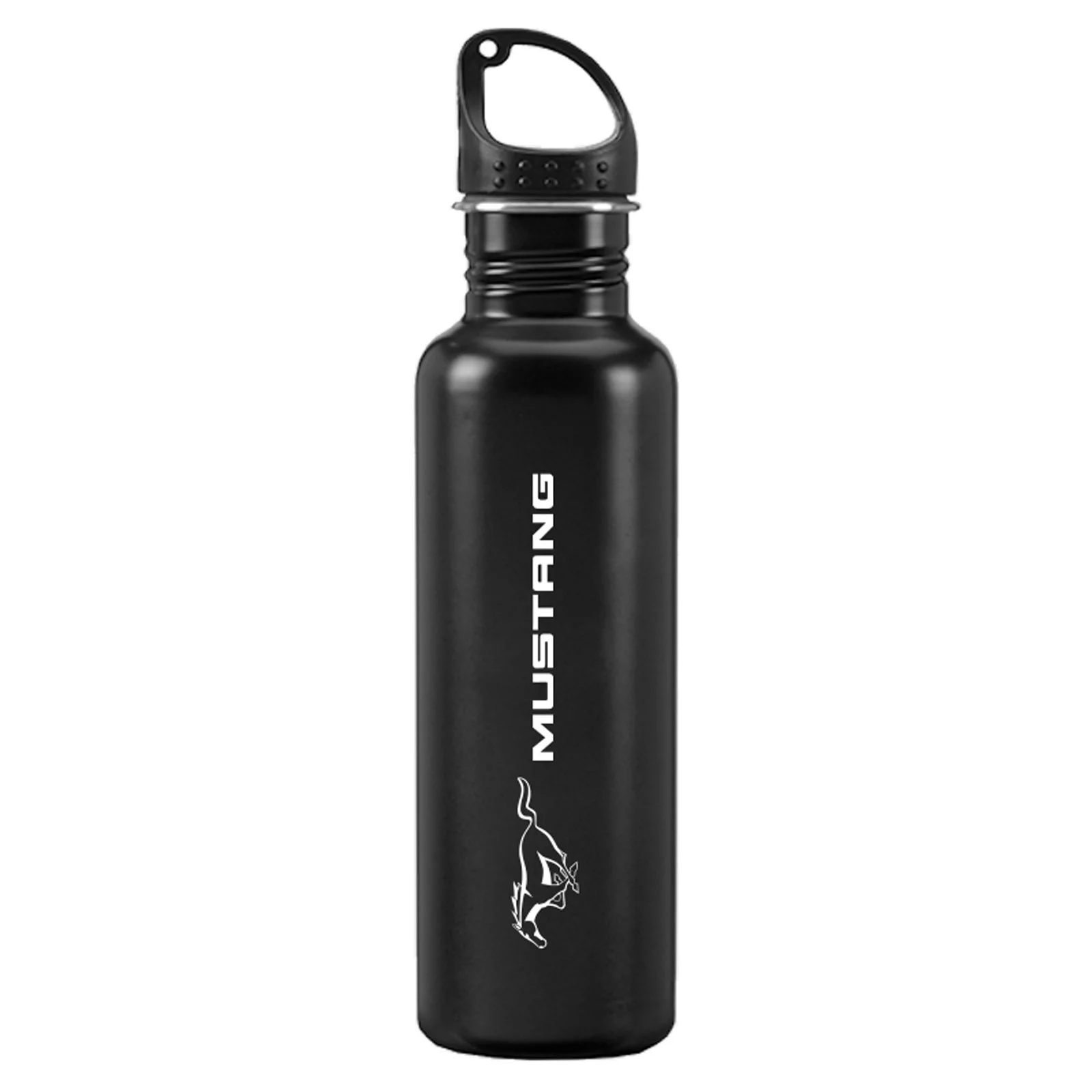 Au-Tomotive Gold Official Licensed for Ford Mustang Black 24 oz Stainless Steel Water Bottle