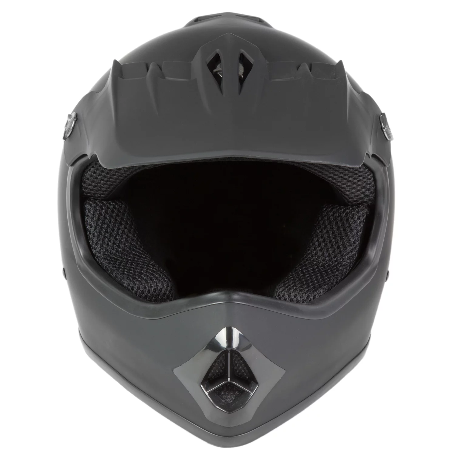 Lunatic, L2006-15, Youth MX / ATV Helmet DOT Approved - Matte Black, L