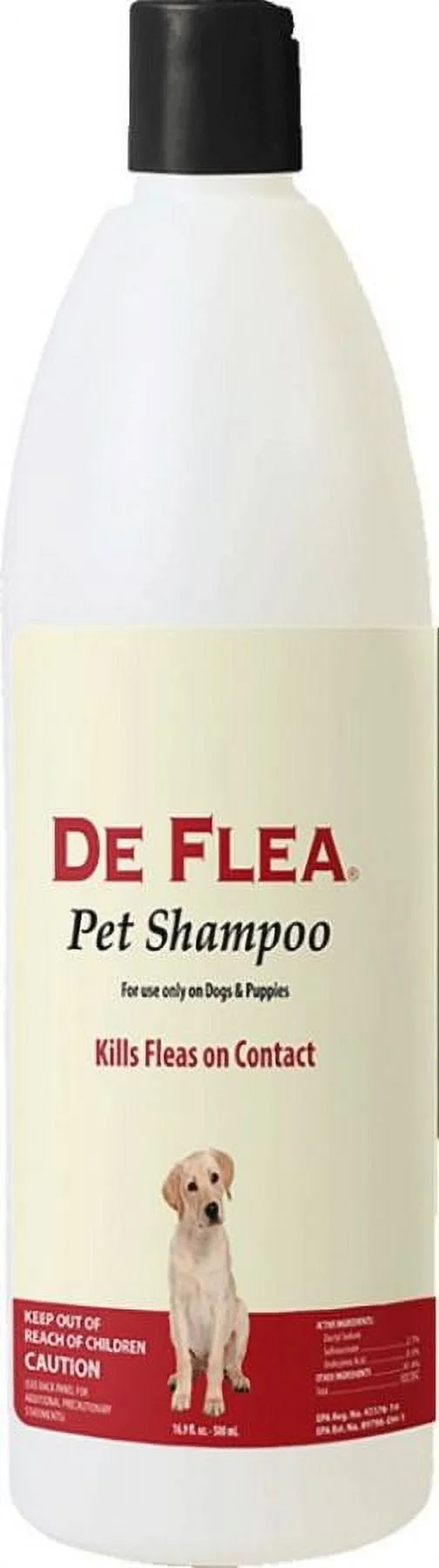 Natural Chemistry De Flea Pet Shampoo 16.9 oz Pack of 2