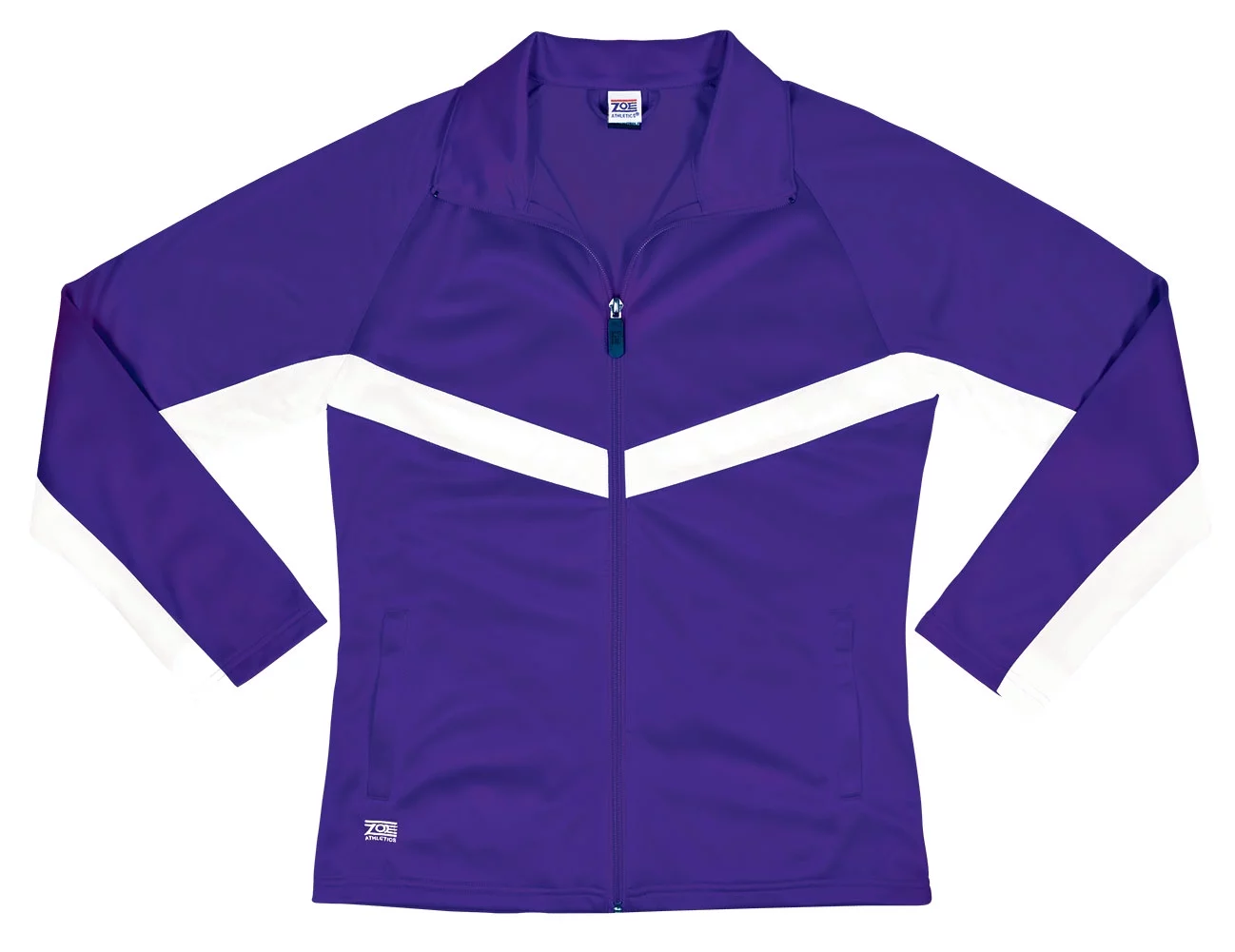 Zoe Athletics Voyager Jacket PUR/WHT YS