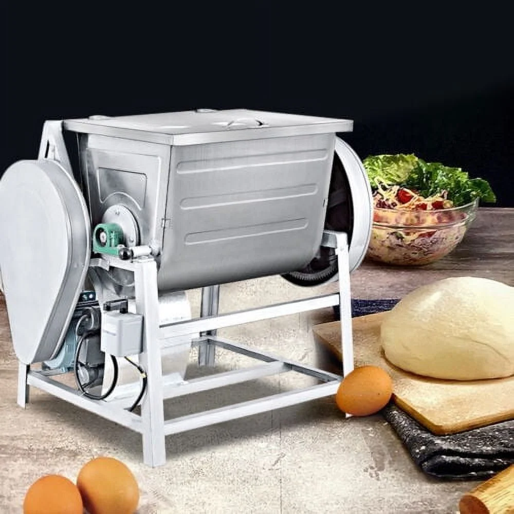 110V Electric Commercial Double Speed Spiral Dough Mixer Flour Mixing Machine
