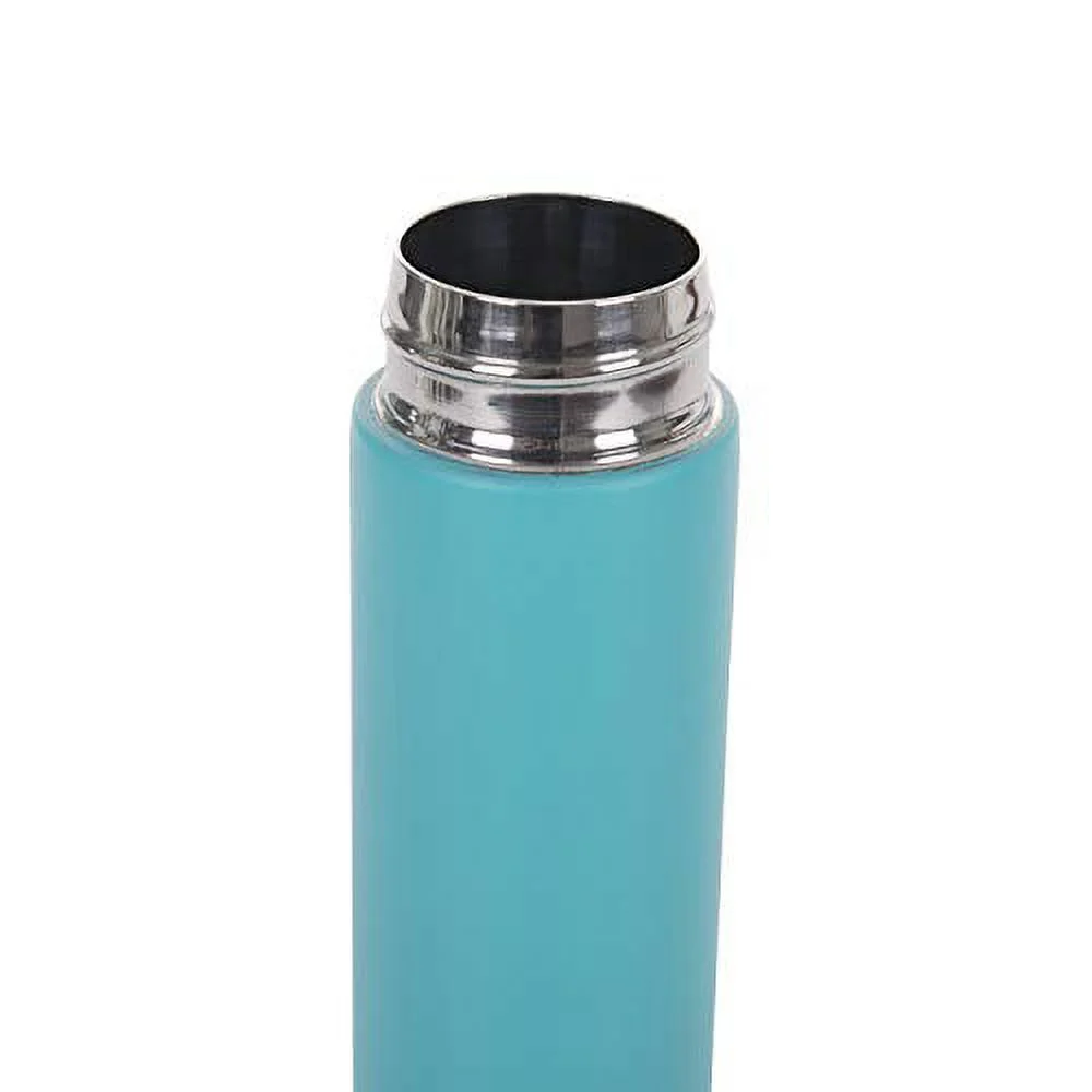 Fymlhomi Slim Stainless Steel Insulated Thermos Water Bottle 9.56 oz, Blue