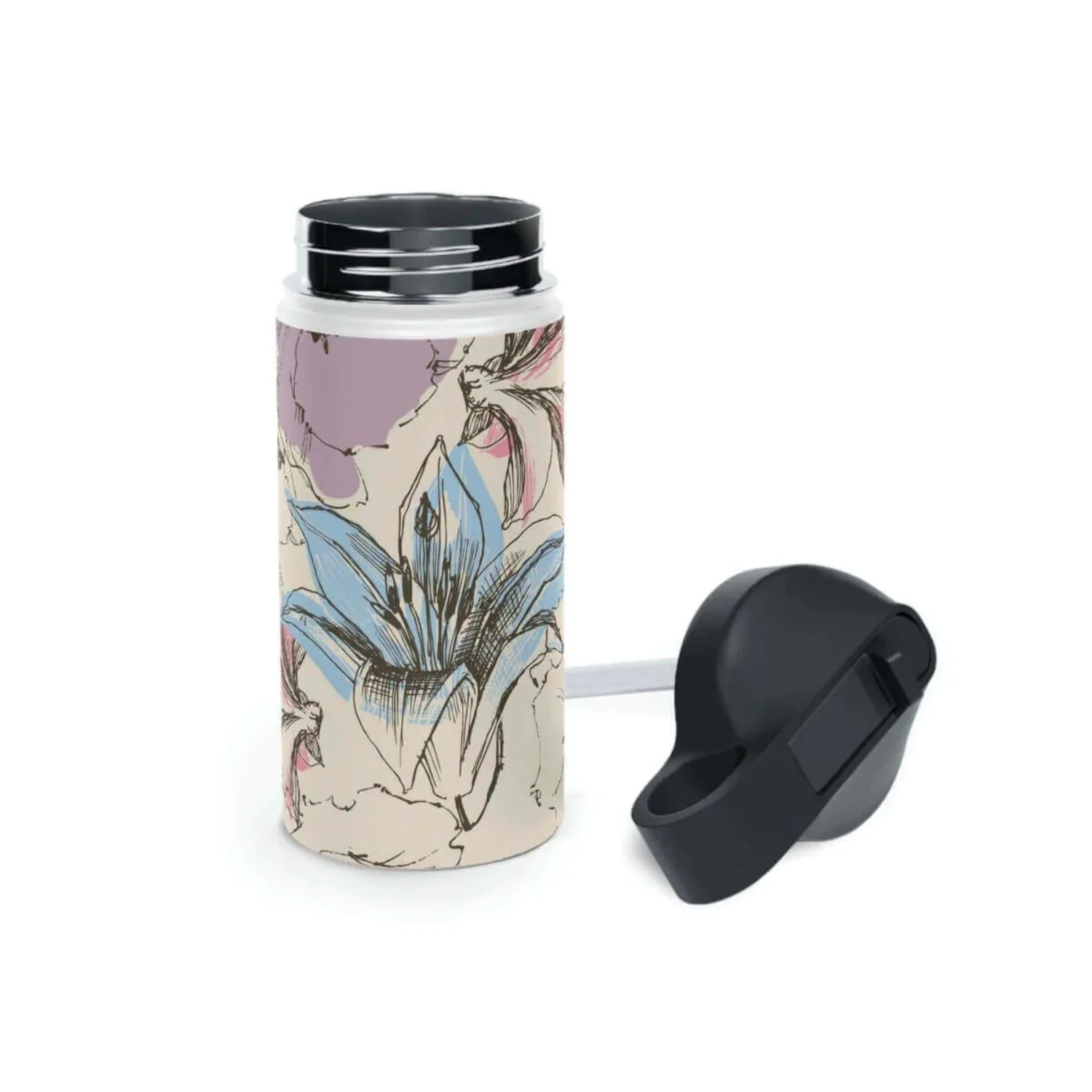 Stainless Steel Water Bottle, with Lid