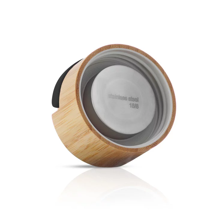 JoyJolt Glass Water Bottle with Silicone Sleeve & Carry Strap 20 oz - Black