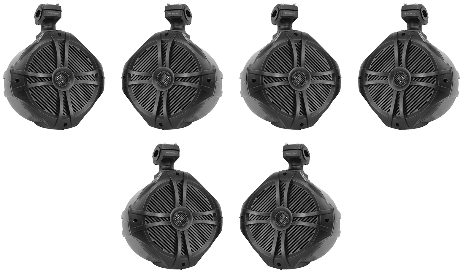 (6) Rockville RWB90B Black 8