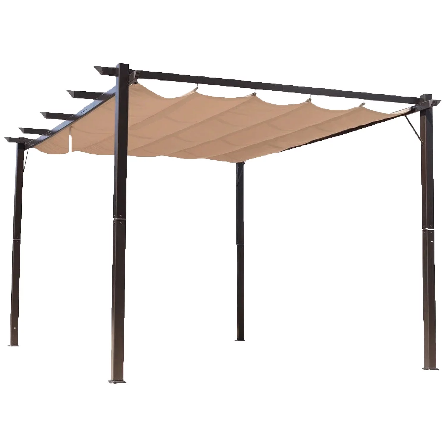 Garden Winds Replacement Canopy Top Cover for Outsunny 10x10 Pergola Model 84C-054BN - Riplock 350