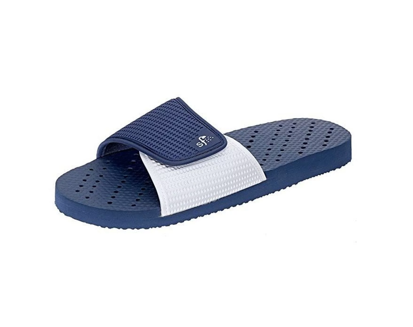 Showaflops Mens Antimicrobial Shower & Water Flip Flop Slide Sandals for Pool, Beach, Dorm and Gym