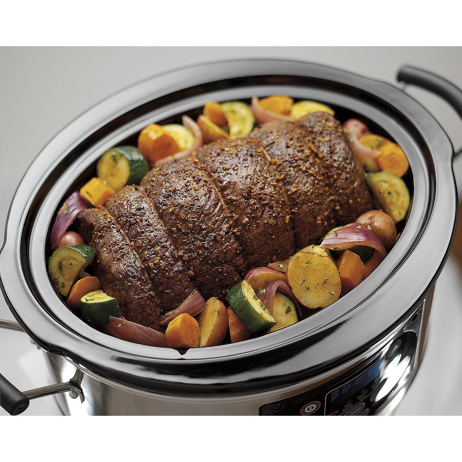 Hamilton Beach Silver Programmable 6 Quart Slow Cooker