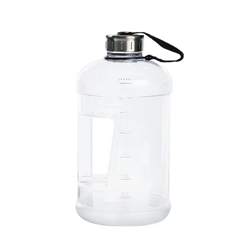 Large Capcity Water Bottle 2.2L Shaker Bottle with Handle Fitness Sports Bottles