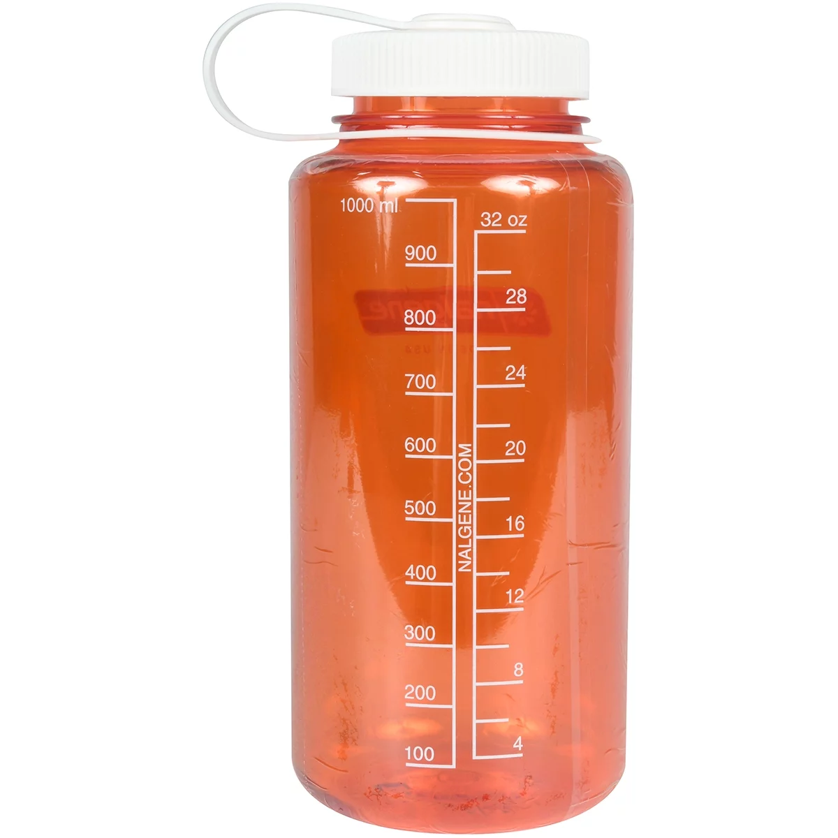 Nalgene Sustain 32 oz. Tritan Wide Mouth Water Bottle - Orange/White