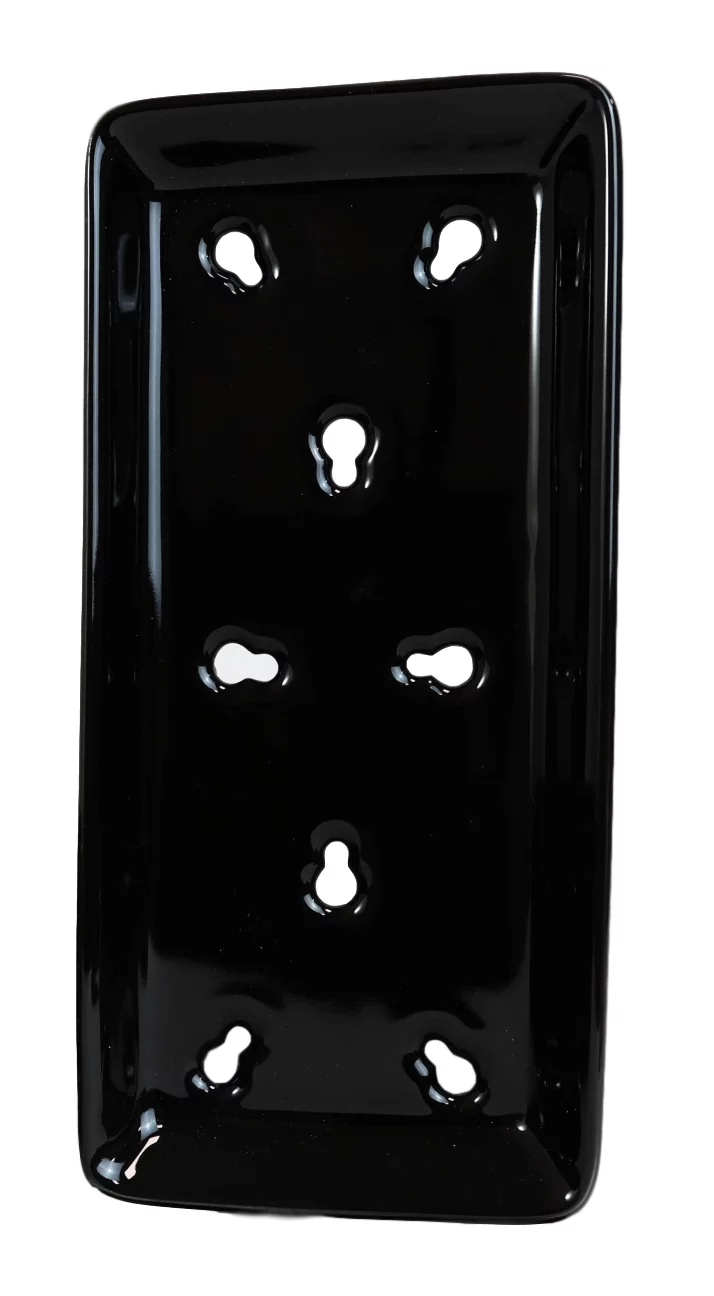 Pack Of 2 Made In Japan Black Neta Zara Porcelain Sushi Sashimi Chef Drip Plates