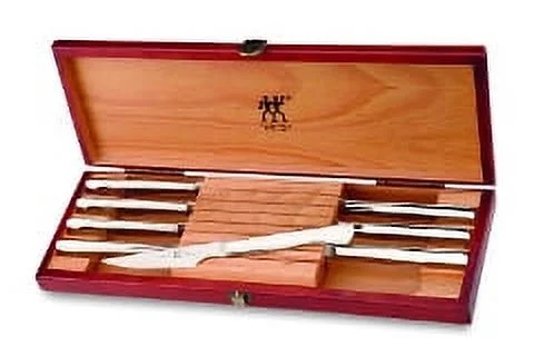 ZWILLING J.A. Henckels 8-pc Stainless Steel Steak Knife Set w/Presentation Case