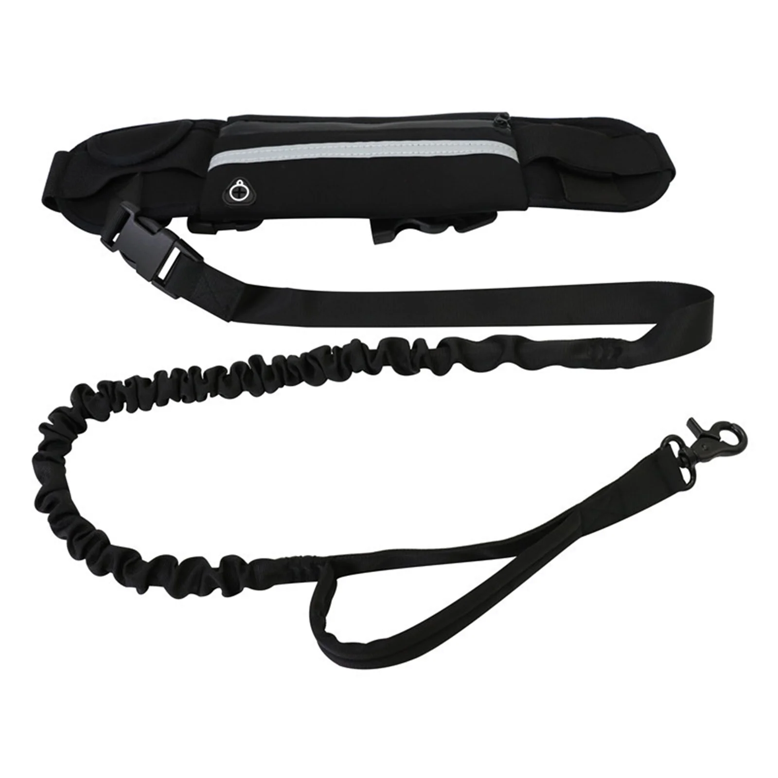 Adjustable Waist Belt Hands Free Dog Leash for Running Training Walking Pet Leash Fanny Pack