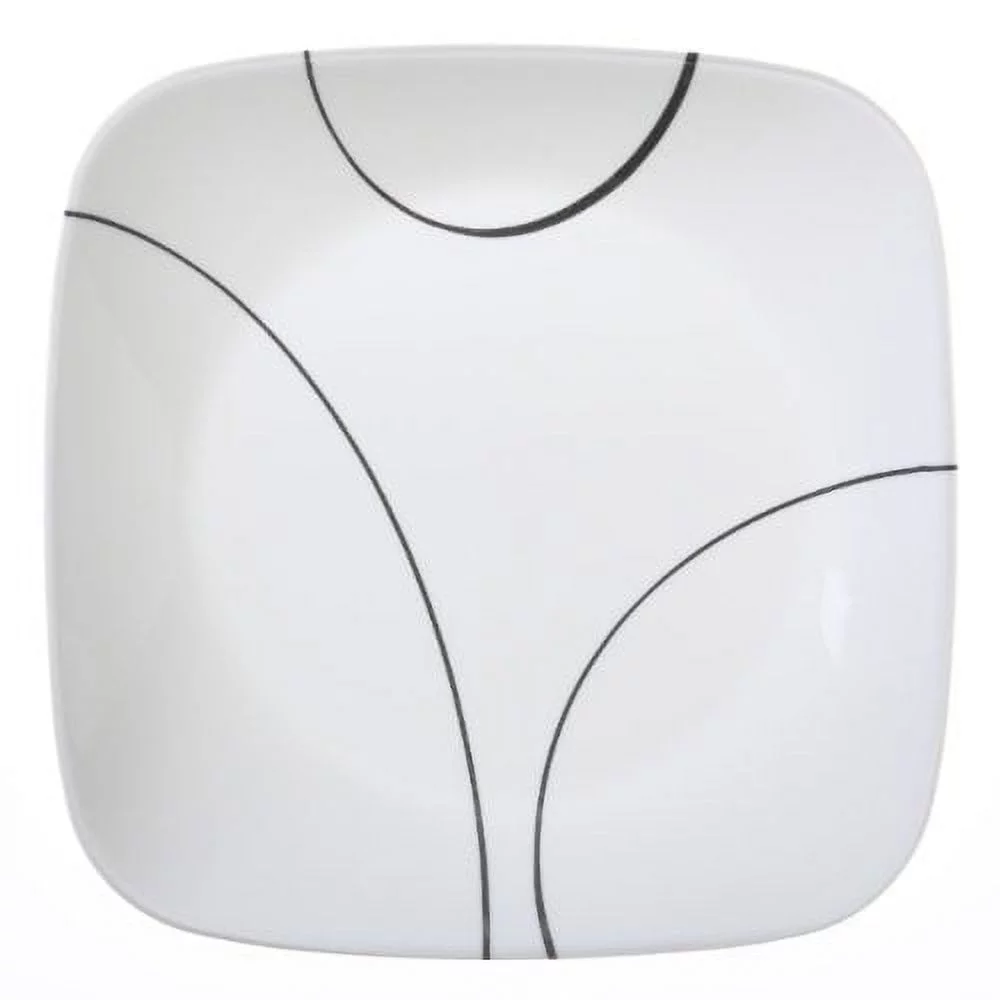 Corelle® Simple Lines, Set of 6, Square, Lunch Plate