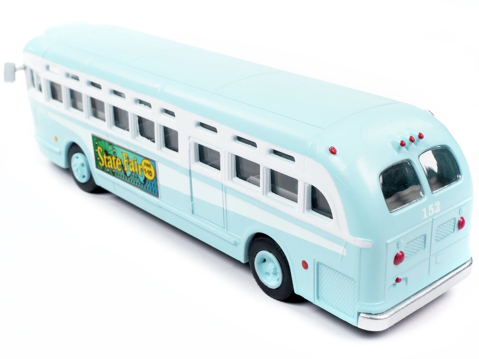 Diecast GMC PD-4103 Transit Bus #152 Light Blue 