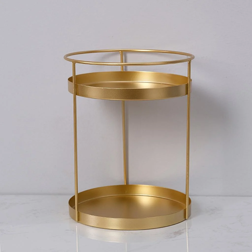 Organizer Cosmetic Perfume Storage Rack Tray Display Stand Holder Double Layers