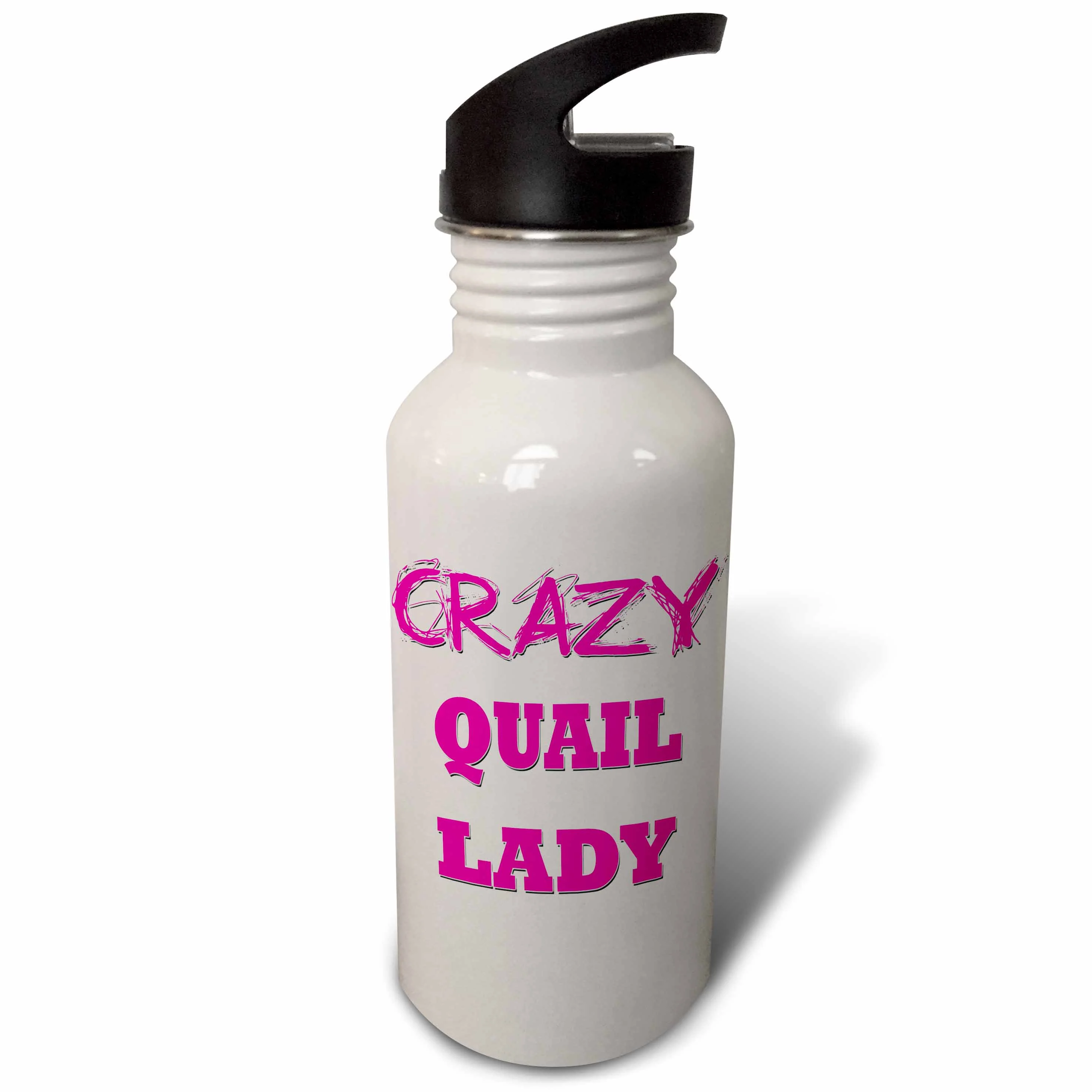 Crazy Quail Lady 21 oz Sports Water Bottle wb-175250-1
