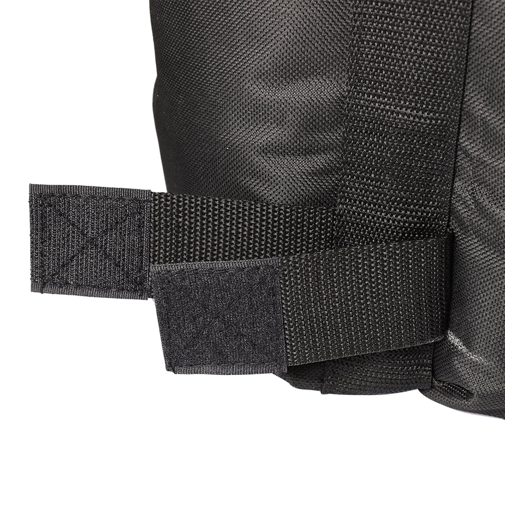 GOGHOST Canopy Weight Bags for Pop up Canopy Tent, Sand Bags for Instant Outdoor Sun Shelter Canopy,Heavy Duty Tent Weight Bags for Patio Umbrella Base, Set of 4 Black