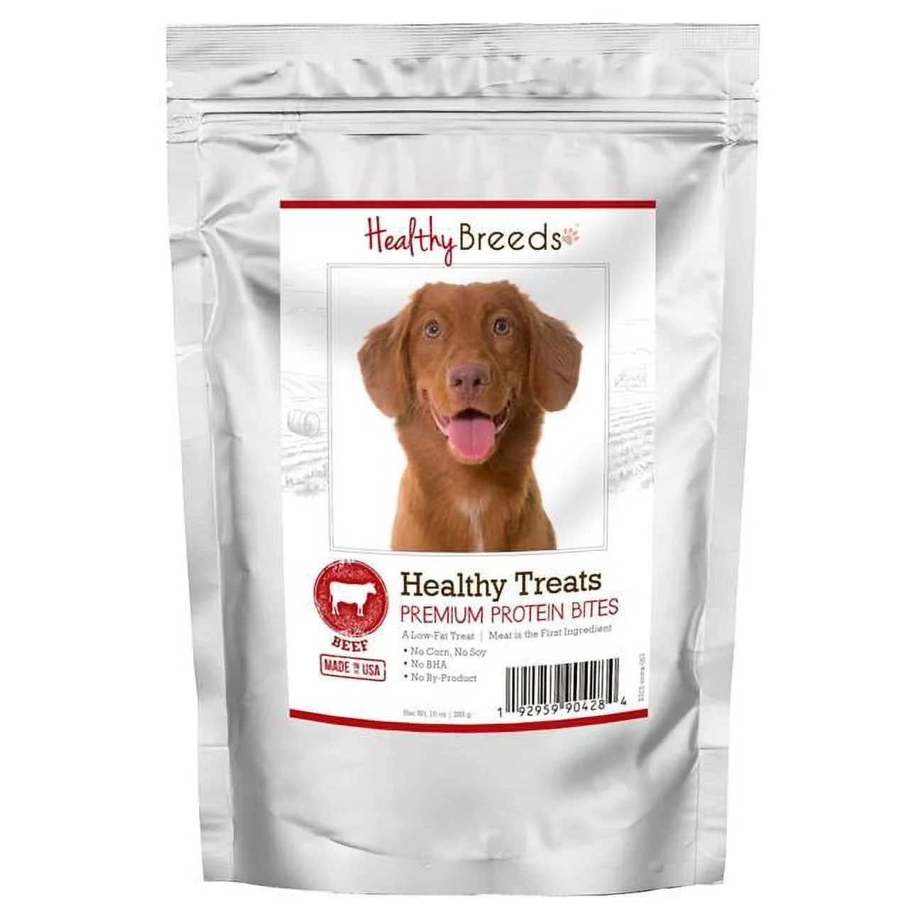Nova Scotia Duck Tolling Retriever Healthy Treats Premium Protein Bites Beef Dog Treats, 10 oz
