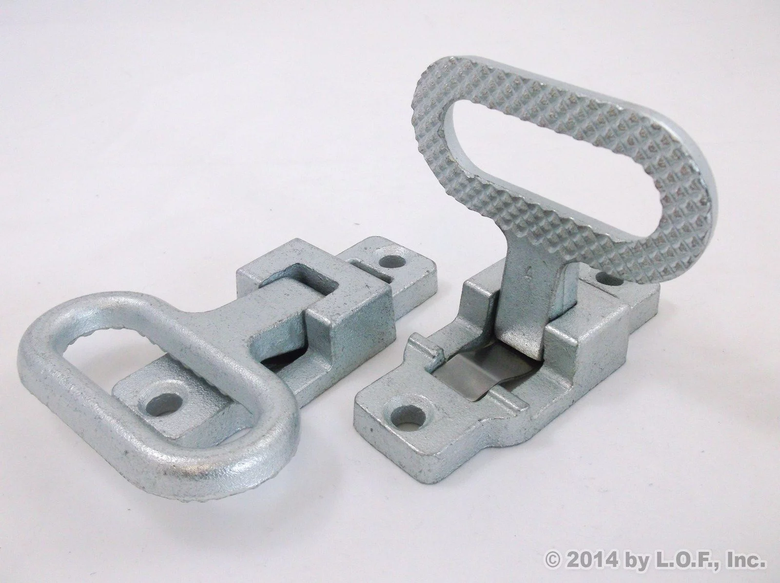 Red Hound Auto Pair (2 Pack) Fold Down Utility Bed Body Step Heavy Duty Premium Galvanized Steel Flip Up Folding RV Camper Trailer RV Bus Step-up Safety Non Slip Tread Grab on Assist Handle