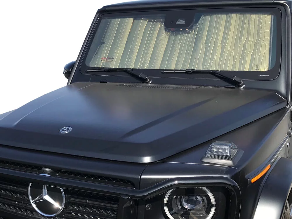 HeatShield, The Original Windshield Sun Shade, Custom-Fit for Mercedes-Benz G63 AMG SUV 2019, Silver Series