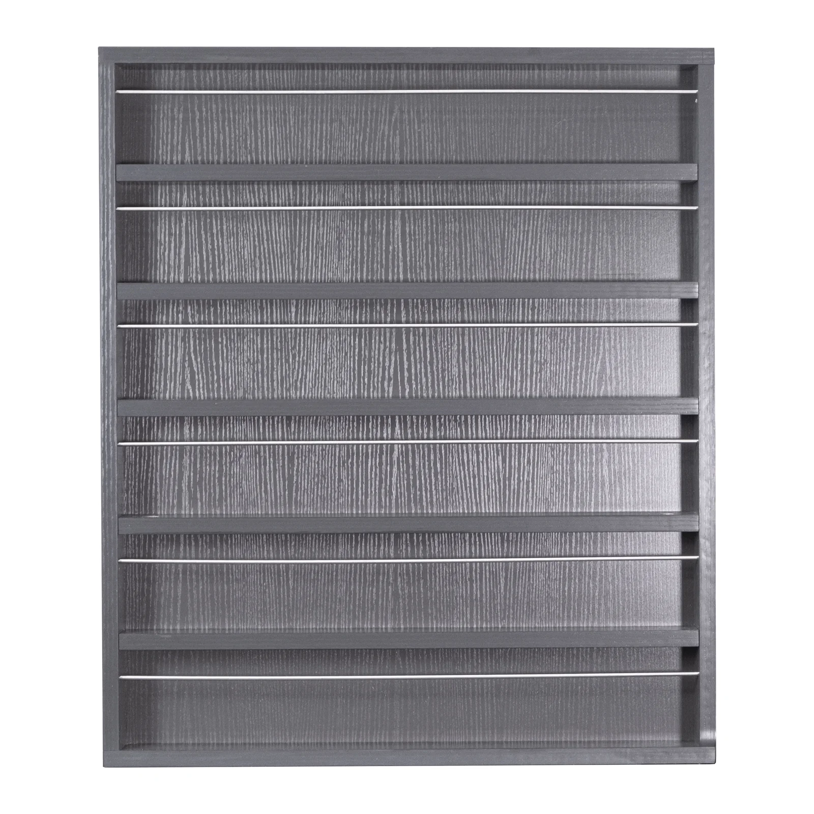 Nail Polish Wood Rack Holds Up To 90 Nail Polish Bottles Nail Salon Tattoo Ink Organization Furniture, Grey