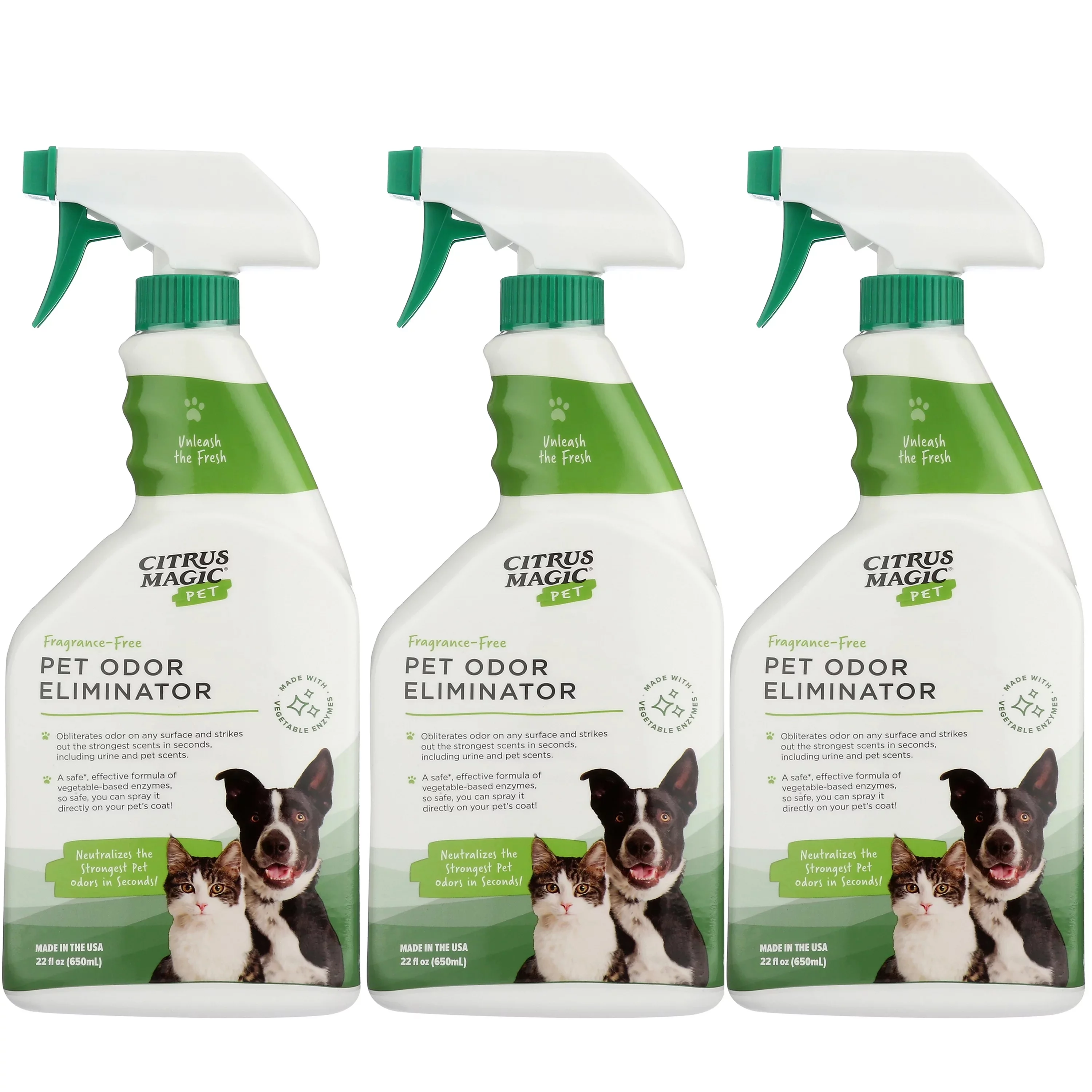 Citrus Magic Pet Odor Eliminator, 22-Fluid Ounce, Pack of 3
