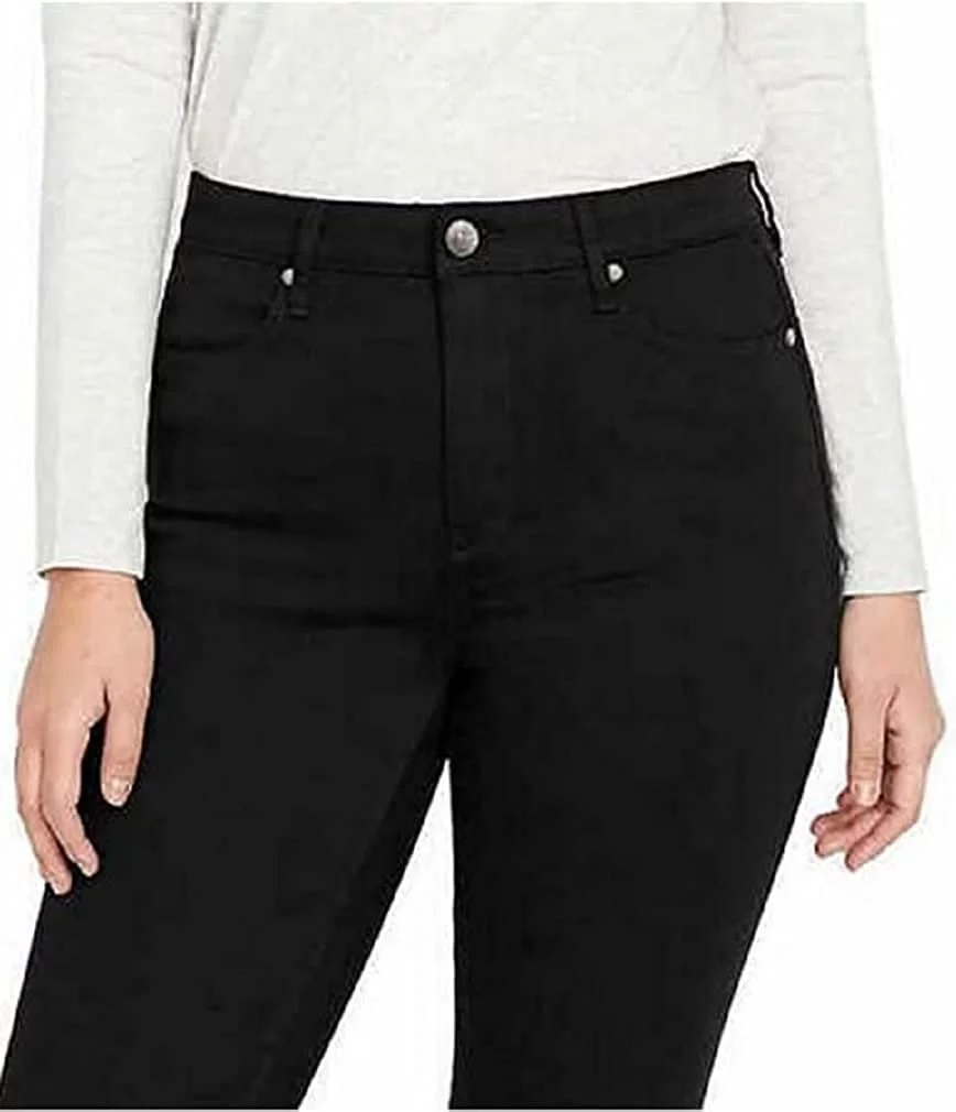 Buffalo David Bitton Womens Hanna High Rise Soft Stretch Skinny Pant 14, Black