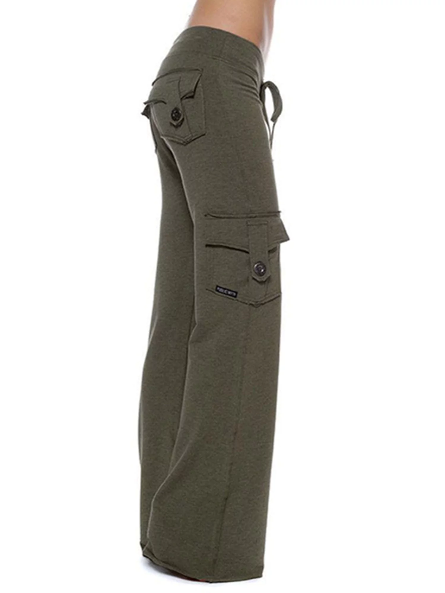 Womens Bootcut Yoga Pants with Pockets Plus Size Stretch Yoga Workout Pants Leggings High Waist Bootleg Gym Fitness Trousers for Grils