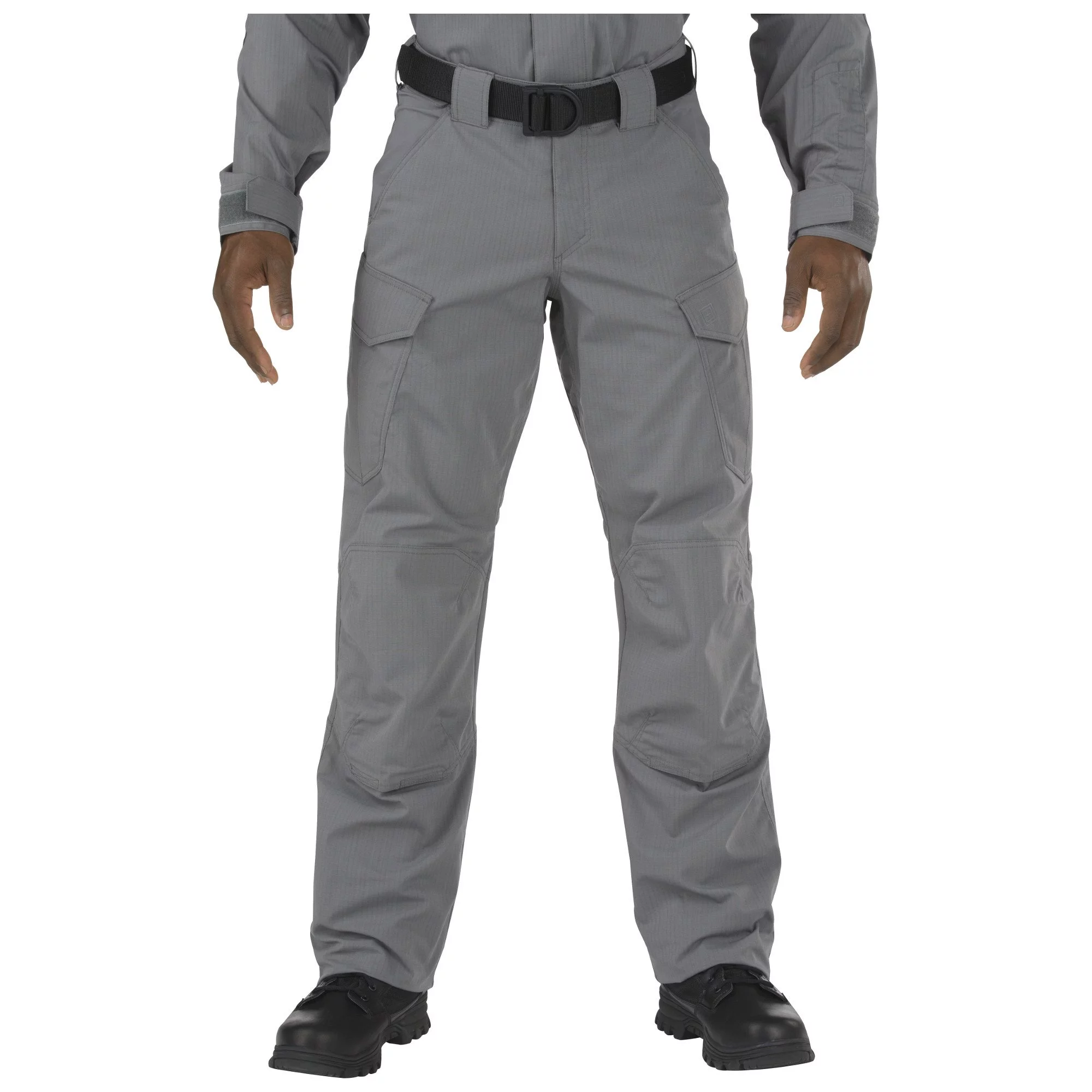 5.11 Work Gear Men's Stryke TDU Flex-Tac Ripstop Fabric Pants, Teflon Coating, Kneepad Ready, Storm, 42W x 28L, Style 74433