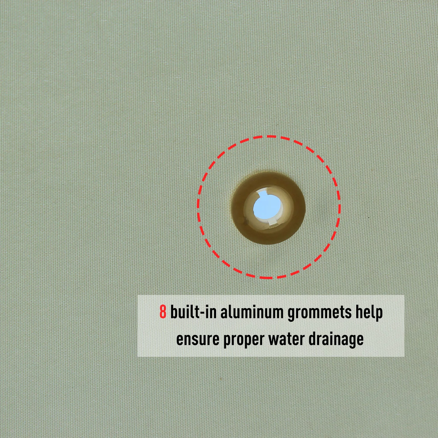 Large Outside Relaxing Cabana w/ Steel Frame & Removable Curtains, Cream White