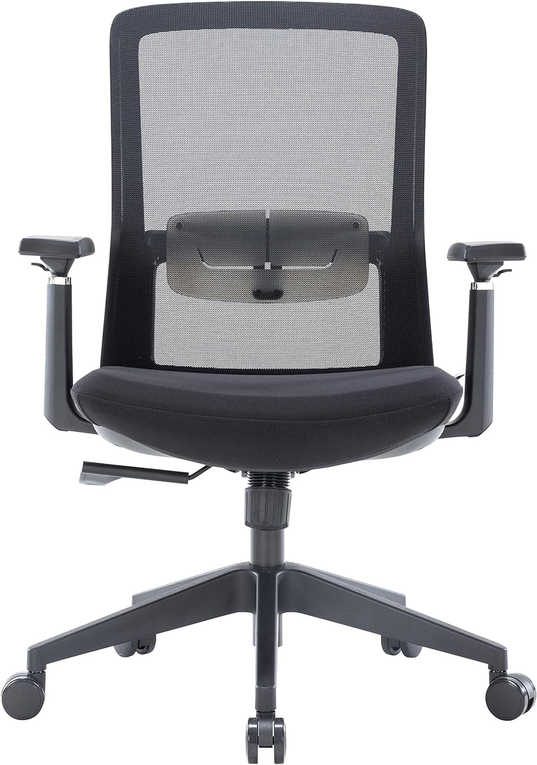 Igram Moder Height Office Task Chair With Adjustable Armrests Ad 360 Degree Swivel, Black