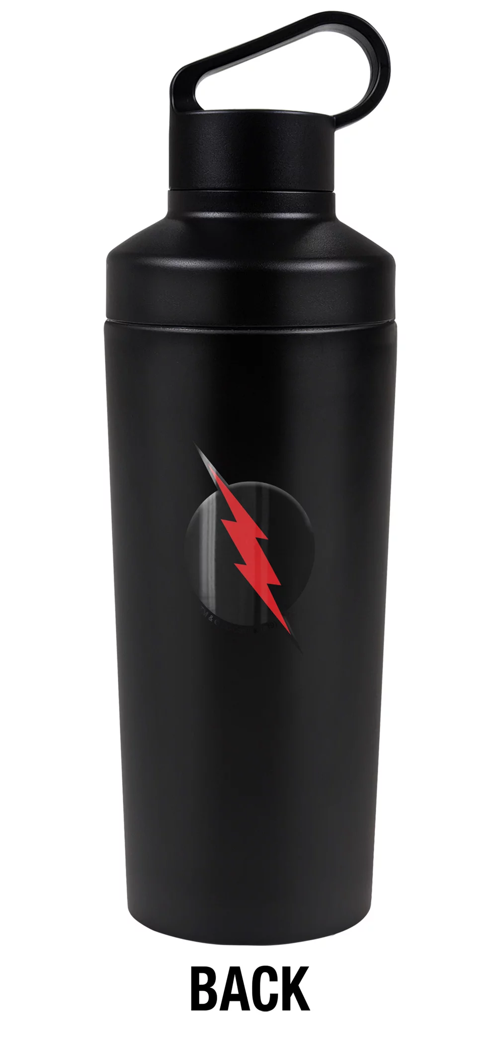 DC Flash - Logo Official Reverse Flash Logo 18 oz Insulated Water Bottle, Leak Resistant, Vacuum Insulated Stainless Steel with 2-in-1 Loop Cap