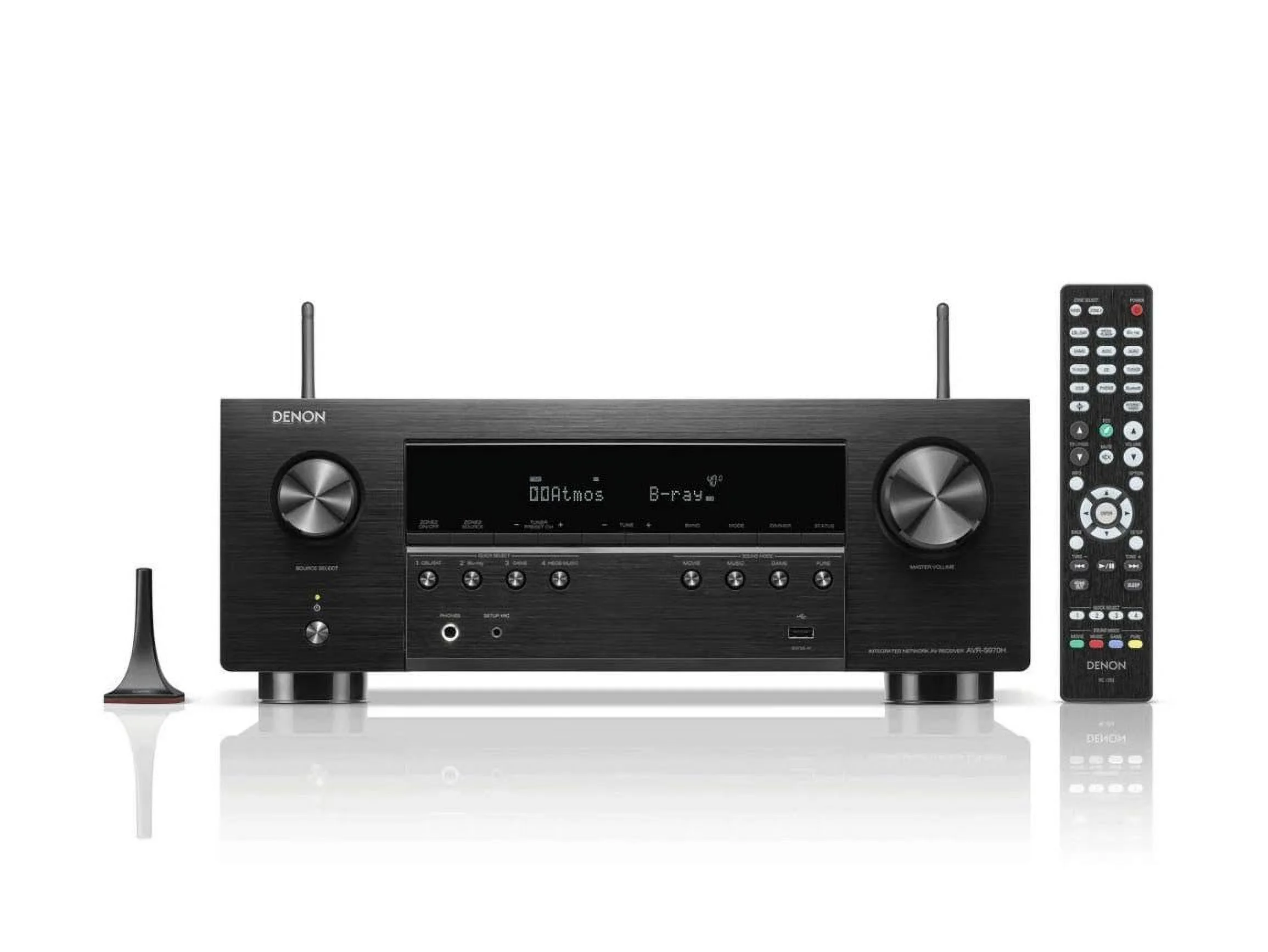 Denon AVRS970H 7.2 Channel AV Receiver with DTS Virtual:X and Dolby Atmos with an Additional 1 Year Coverage by Epic Protect (2022)