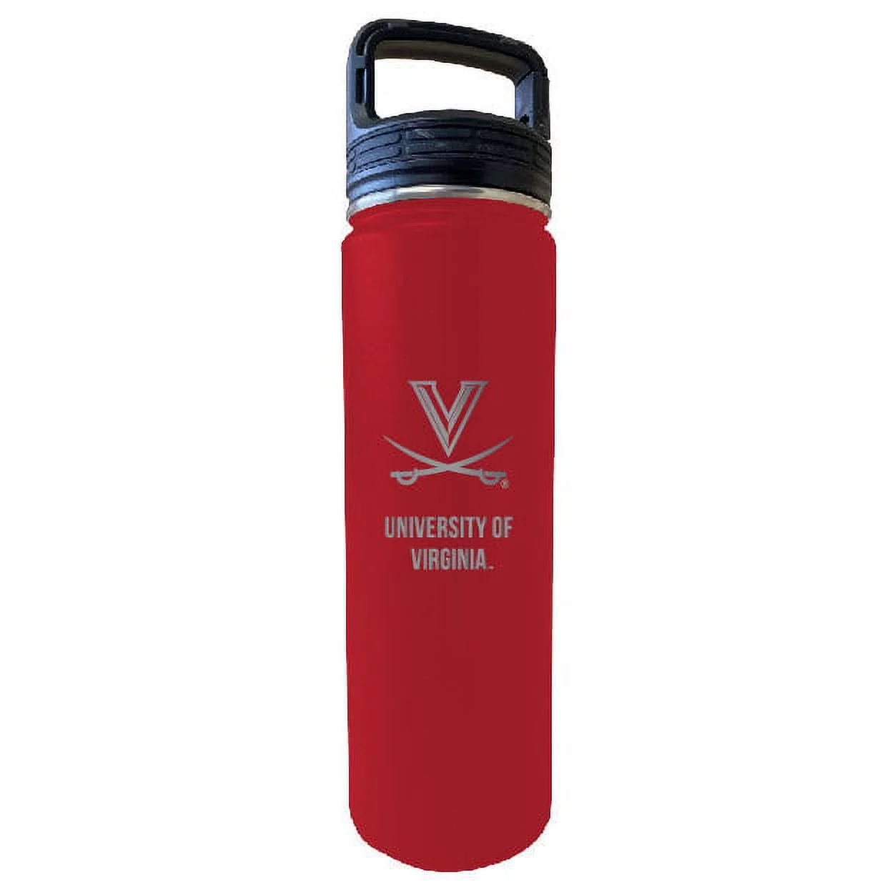 Virginia Cavaliers 32 Oz Engraved Choose Your Color Insulated Double Wall Stainless Steel Water Bottle Tumbler