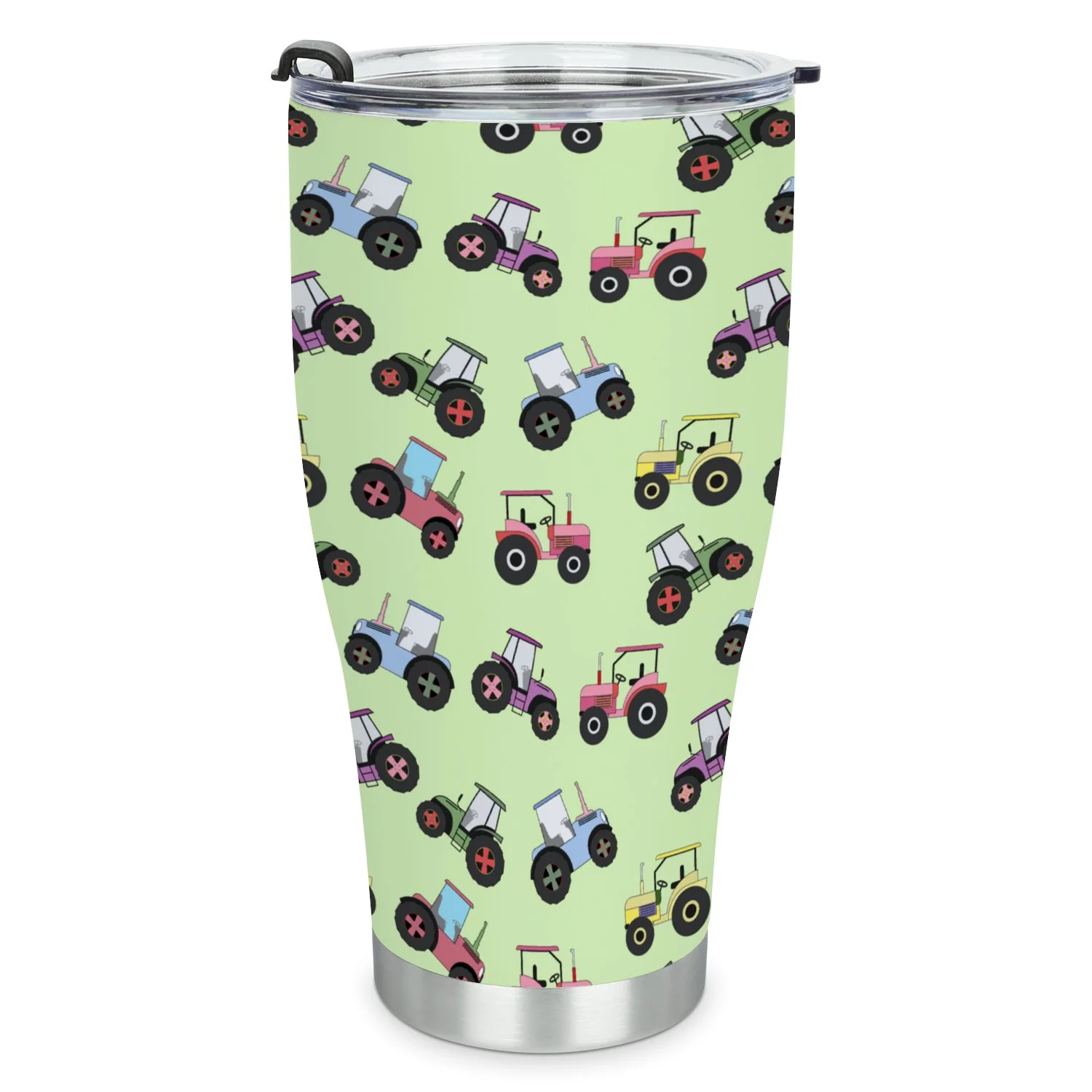 Hidove Stainless Steel Tumbler, Various Tractors 30oz Leak Proof & Stainless Steel Bottle for Hot & Cold Drinks - Coffee Travel Mug, Water Metal Canteen, Thermal Cup