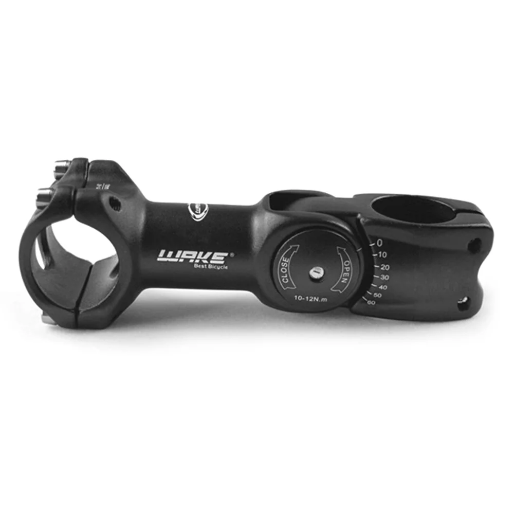 WAKE 25.4mm / 31.8mm 60 Degree Adjustable Bike Aluminum Alloy MTB Mountain Bike Road Handlebar Riser