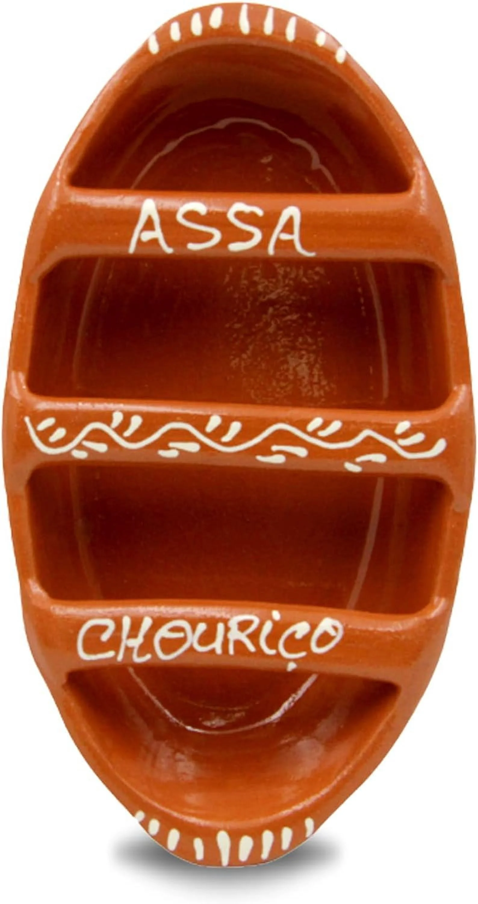 Terracotta Sausage Roaster Made In Portugal (Yellow)
