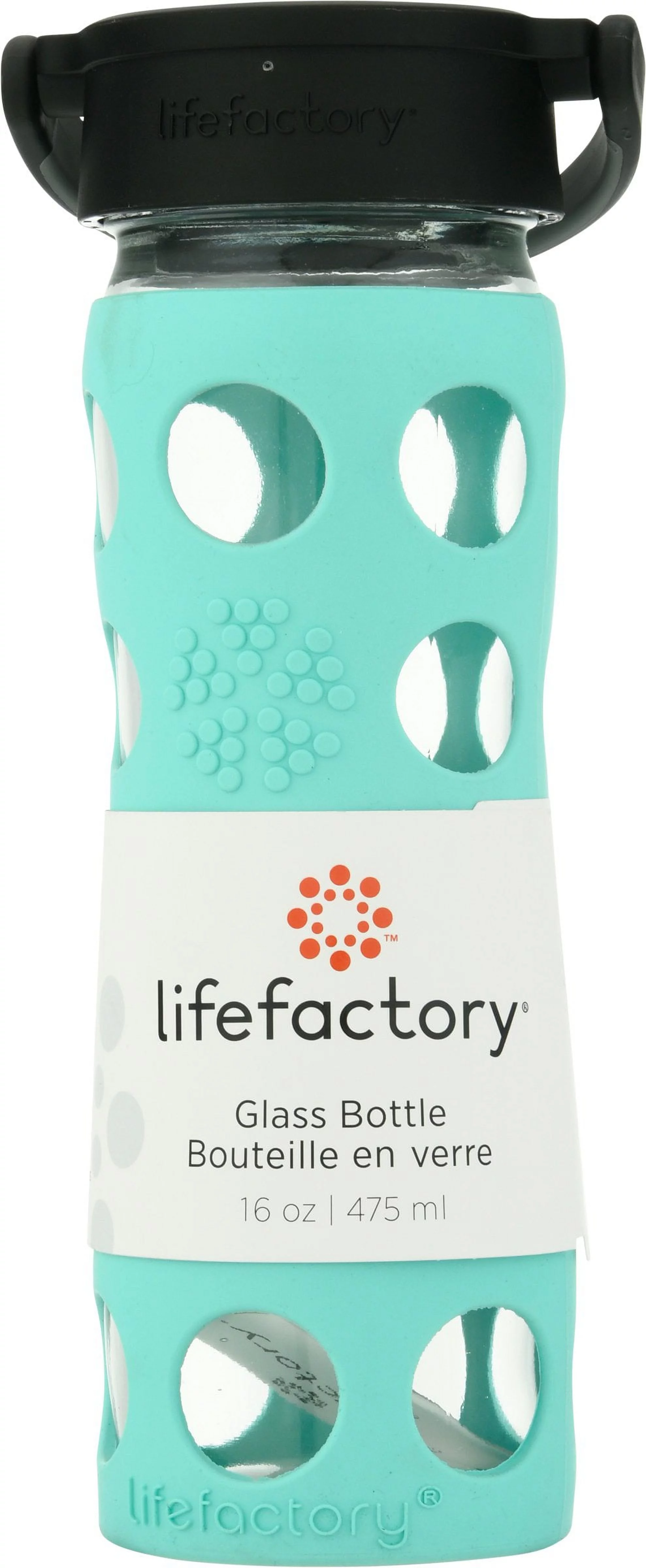 Lifefactory 344933 16 oz Classic Cap Water Bottle - Sea Green